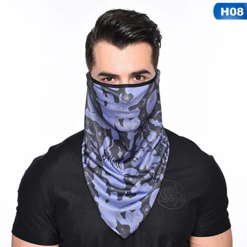 

Men Cosplay Riding Mask Sport Balaclava Cycling Face Masks Washable Sports Mouth Cover Adults Street Style Cycling Head Scarves