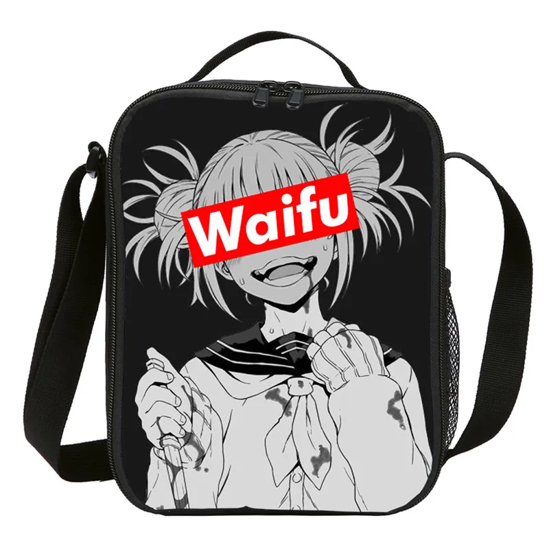 Малый мешок обеда для детей мальчиков девочек Забавные Sugoi Senpai аниме Waifu письмо 3D печать льда мешок изолированный тепловой Пикник Ланчбокс - Цвет: DODIB4076710-S1106