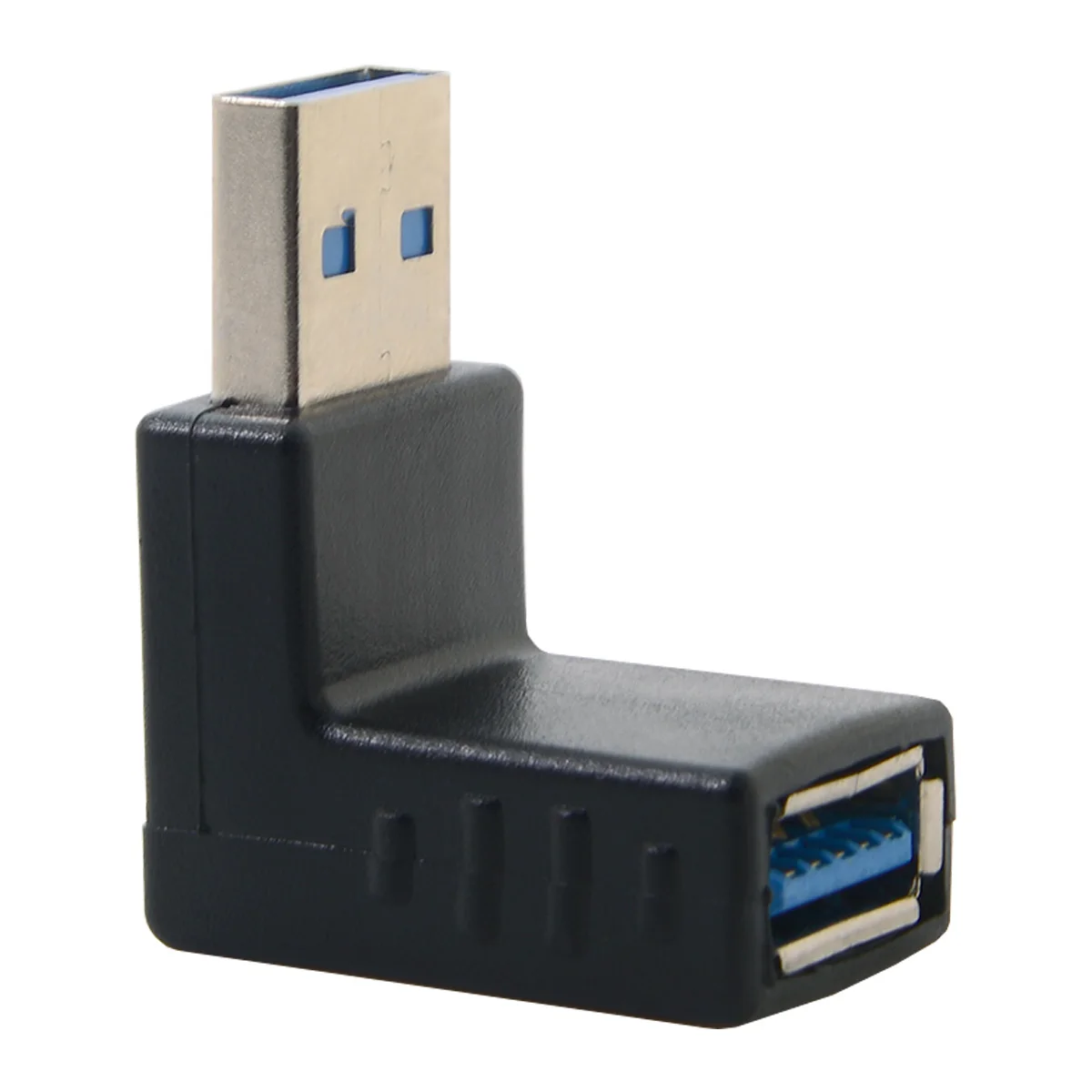 CY Супер Скоростной USB 3 0 90d M/F мужской и женский угловой адаптер Черный штекер