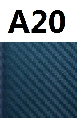 Наклейка для смартфона samsung Galaxy A50 защитная пленка из углеродного волокна для samsung A70 A30 A20 A10 наклейка аксессуары EEMIA - Цвет: A20- blue