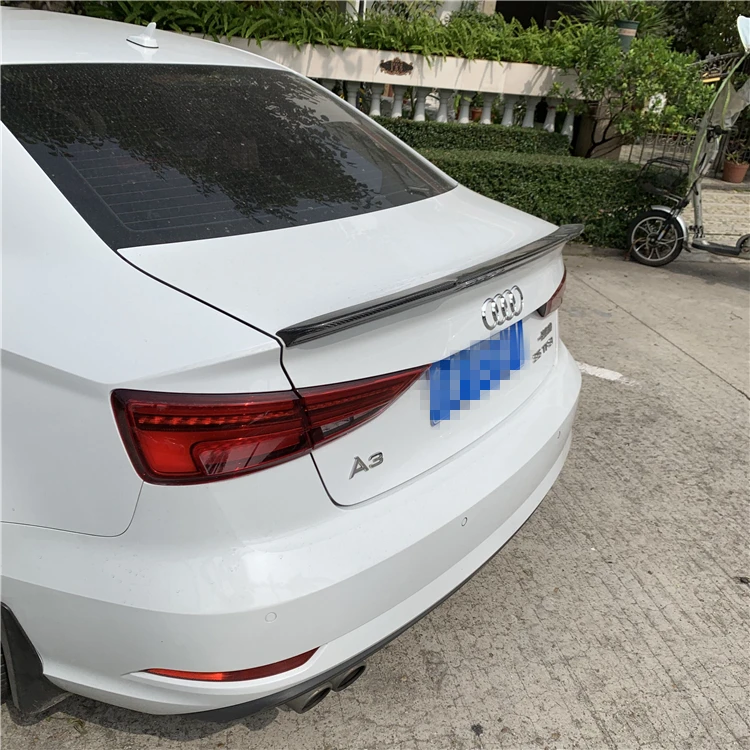 Для Audi A3 спойлер 2012- ACK Высокое качество ABS Материал заднее крыло праймер цвет задний спойлер для Audi A3 спойлер