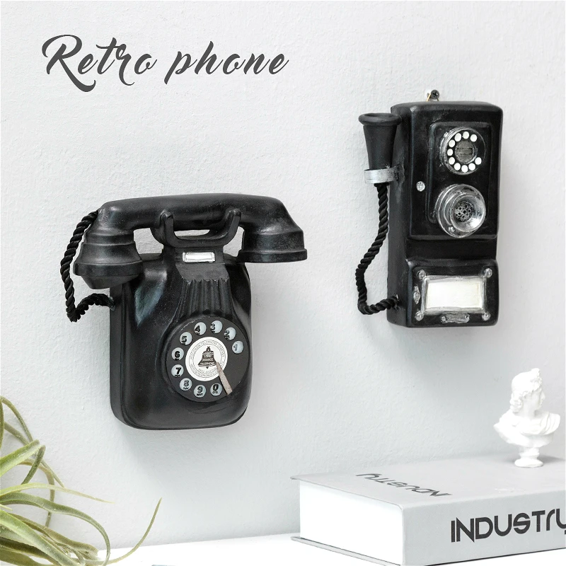 Vintage Telephone Statue Antique Shabby Old Phone Figurine Home Decor Telephone Model Antique Imitation Nostalgia Ornament Gifts Vintage Telephone Statue Antique Shabby Old Phone Figurine Home Decor Telephone Model Antique Imitation Nostalgia Ornament Gifts