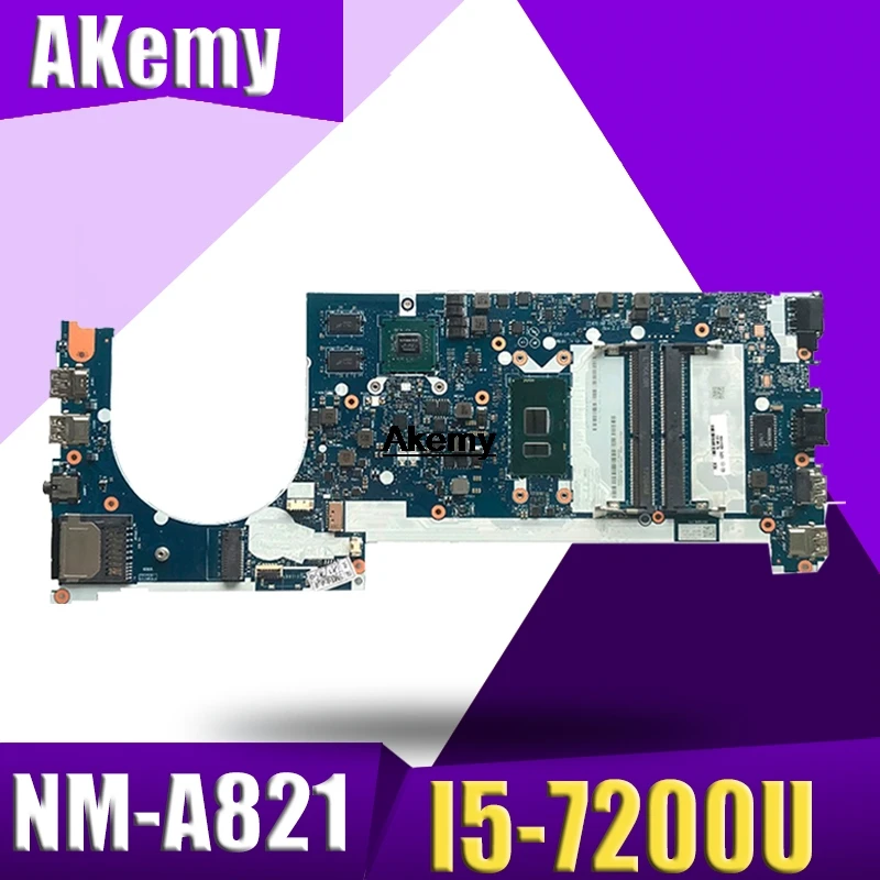 

NM-A821 mainboard For Lenovo E470 E470C CE470 laptop motherboard NM-A821 I5-7200U GT920M Test work 100% original in stock
