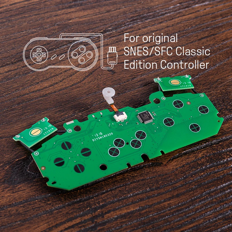 8bitdo Mod Kit для NES Classic Edition Bluetooth геймпад SNES/SFC контроллер Windows Android macOS Nintendo Switch |