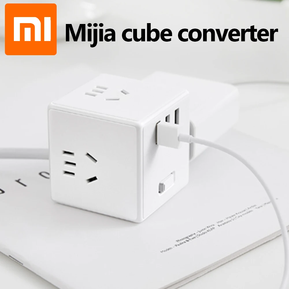 Xiaomi Mijia 2 в 1 Magic Cube USB зарядное устройство Блок питания адаптер 6 портов розетка конвертер портативный плагин разъем питания розетка