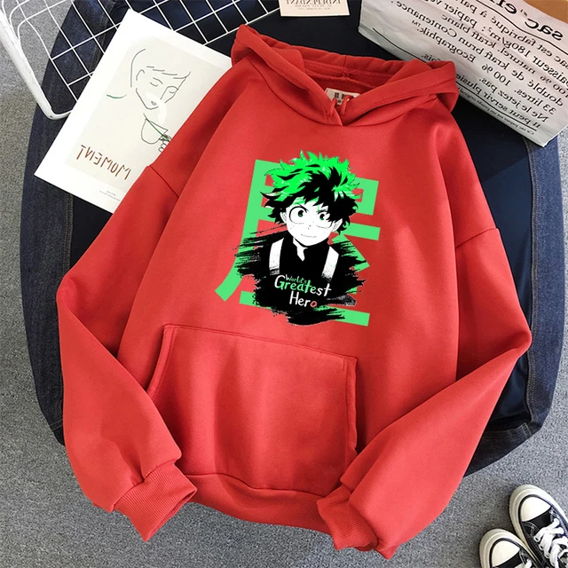 My hero academia hoodie Unisex The Worlds Greatest sweatshirt Harajuku Oversize loose fashion casual pullover hoodie Streetwear 6