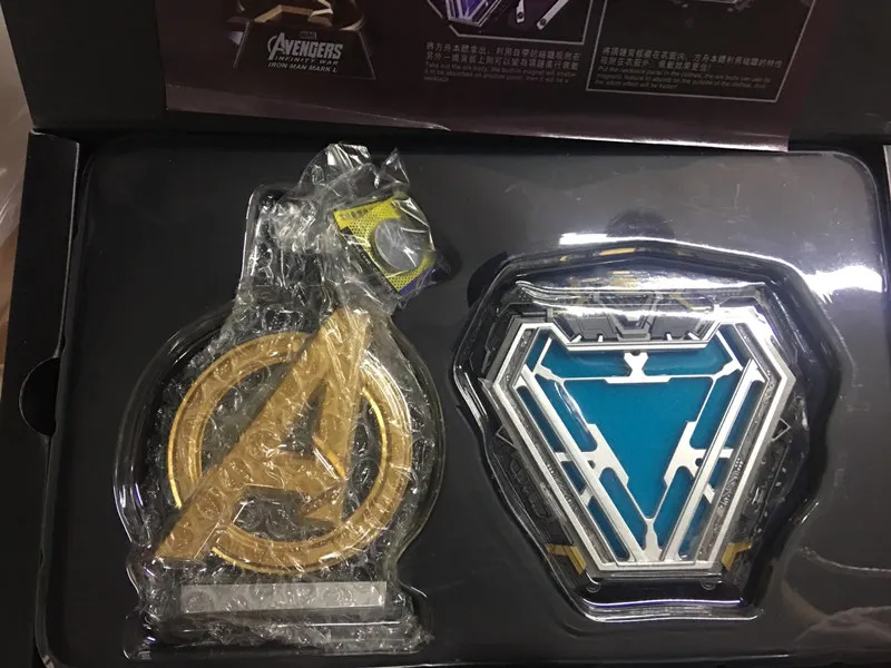 [Top] Marvel Мстители Железный человек MARK L MK50 дуговой реактор со светодиодный светильник 1/1 масштаб Опора ПВХ фигурка модель игрушка подарок для взрослых и детей