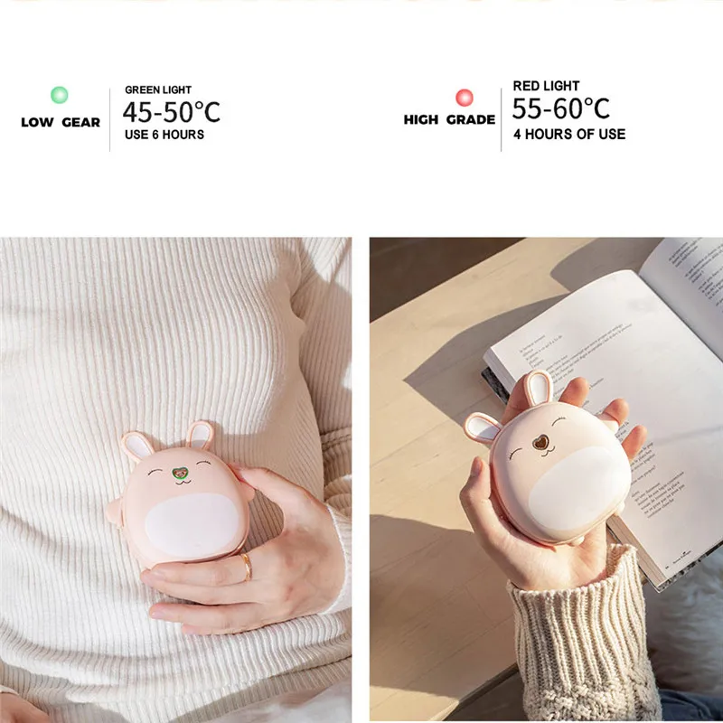 Rechargeable Hand Warmer 6000mAh Electronic Portable hand warmers Instant Heating 100x105x40mm 40DEC0222