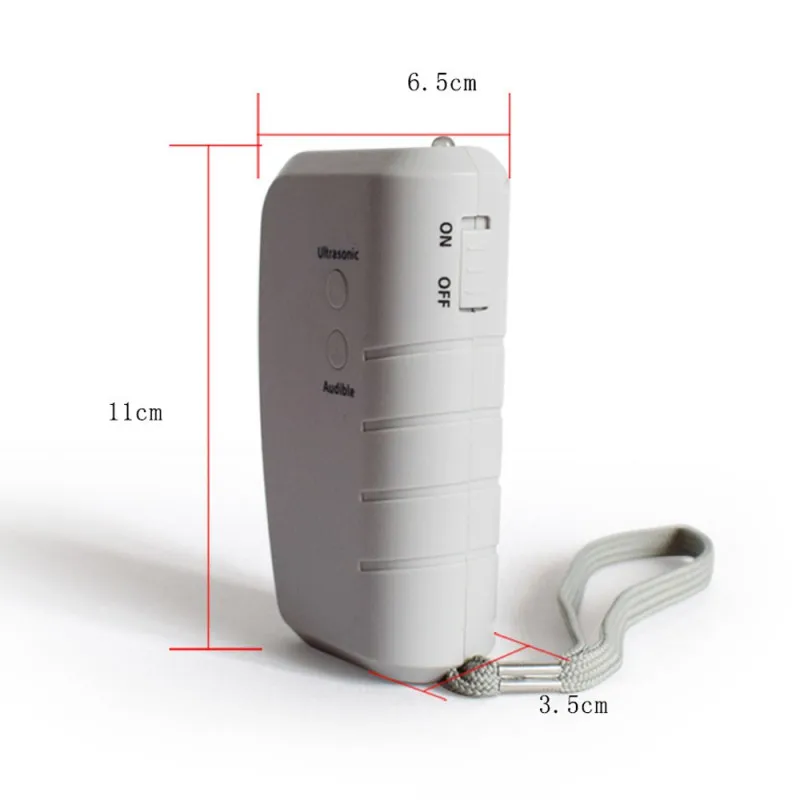 A Pet Dog Training Device og Repeller Anti Bark Handheld Repeller Ultrasonic Infrared Dog Stop Barking Trainer Without Battery - Цвет: A