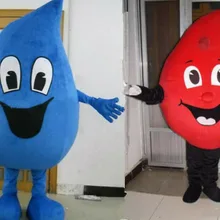 Красный синий капля крови талисман костюм косплей платье для вечеринки для взрослых реклама