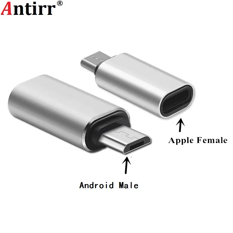 8Pin-Female-to-Micro-USB-Male-Adapter-Android-Phone-Cable-Fast-Charging ...