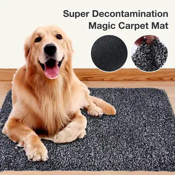 

Magic Carpet Pet Baby Play Mat Dog Cat Placemat Super Absorbent Decontamination Durable Anti-Slip Machine Washable Doormat
