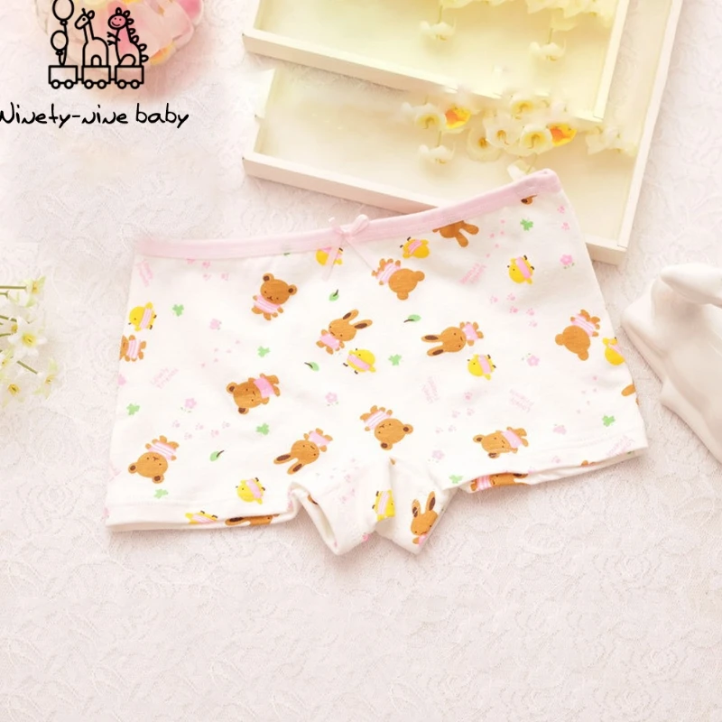 12Pcs Kids Cotton Panties Cute Cartoon Printing Underpants for Girls Children's Breathable& Comfortable Underwear Random Color
