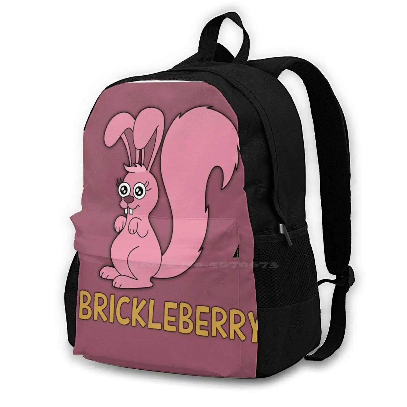 Pink Bunny 3D Print Design Zaino Casual Bag Series Animated Anime Pixel Ethel Woody Tree Logo Woods National Park Usa Denzel