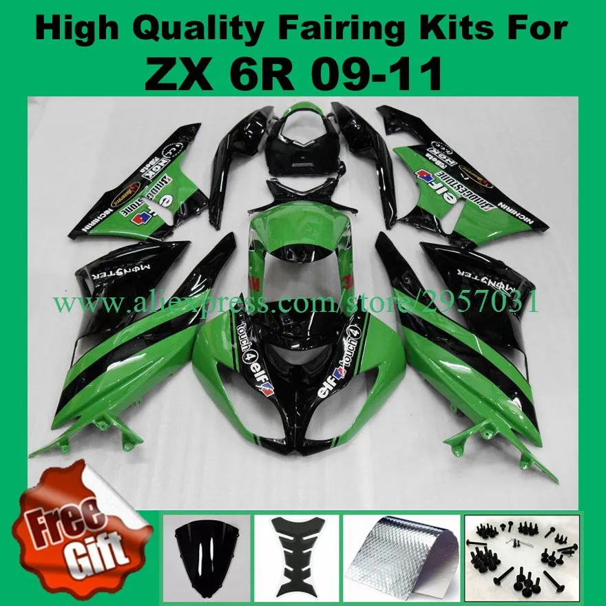 Free screws+gifts Motorcycle Fairing kit for KAWASAKI Ninja ZX6R 636 09
