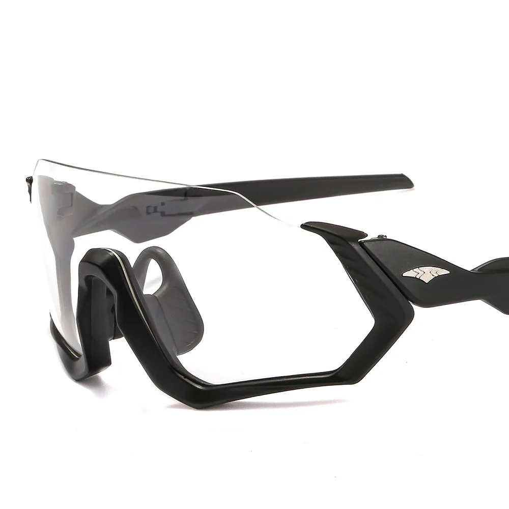 CC10 Gafas deportivas para ciclismo al aire libre medio Marco Integrado a prueba de explosiones gafas de sol a prueba de viento gafas - Цвет: CC10