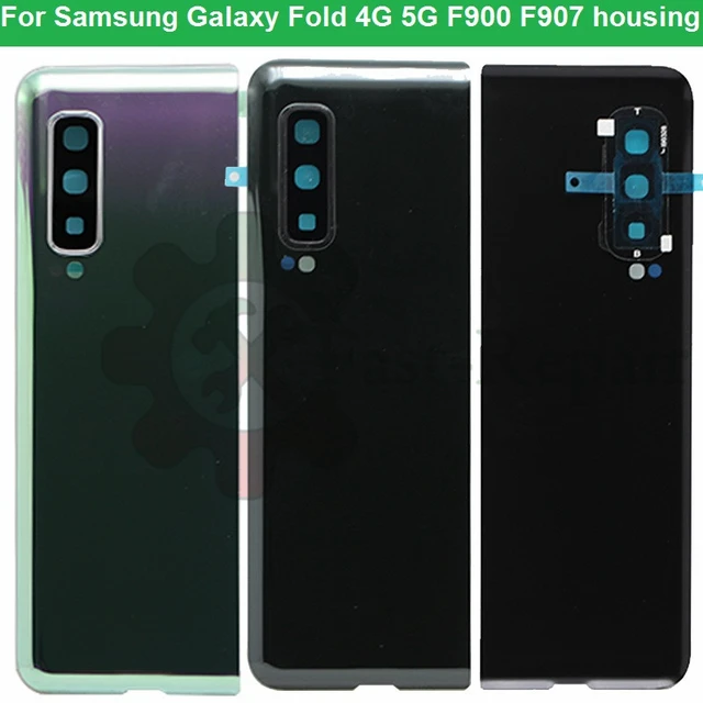 For Samsung Galaxy Fold 4G 5G F900F Battery Back Cover Door Glass ...