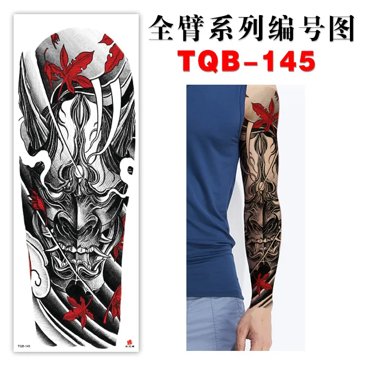 

Realistic Waterproof Temporary Tattoos Stcker Full Arm Man Women Flash Fake Decal Tattoos Stickers
