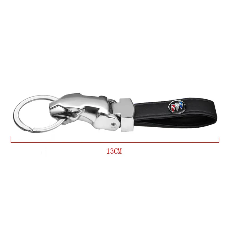 1pcs Leopard Head Car Badge Keychain Auto Logo Keyring for Fords Focus 1 2 3 MK 4 5 Mustang Forex Fusion Kuga Explorer Mondeos