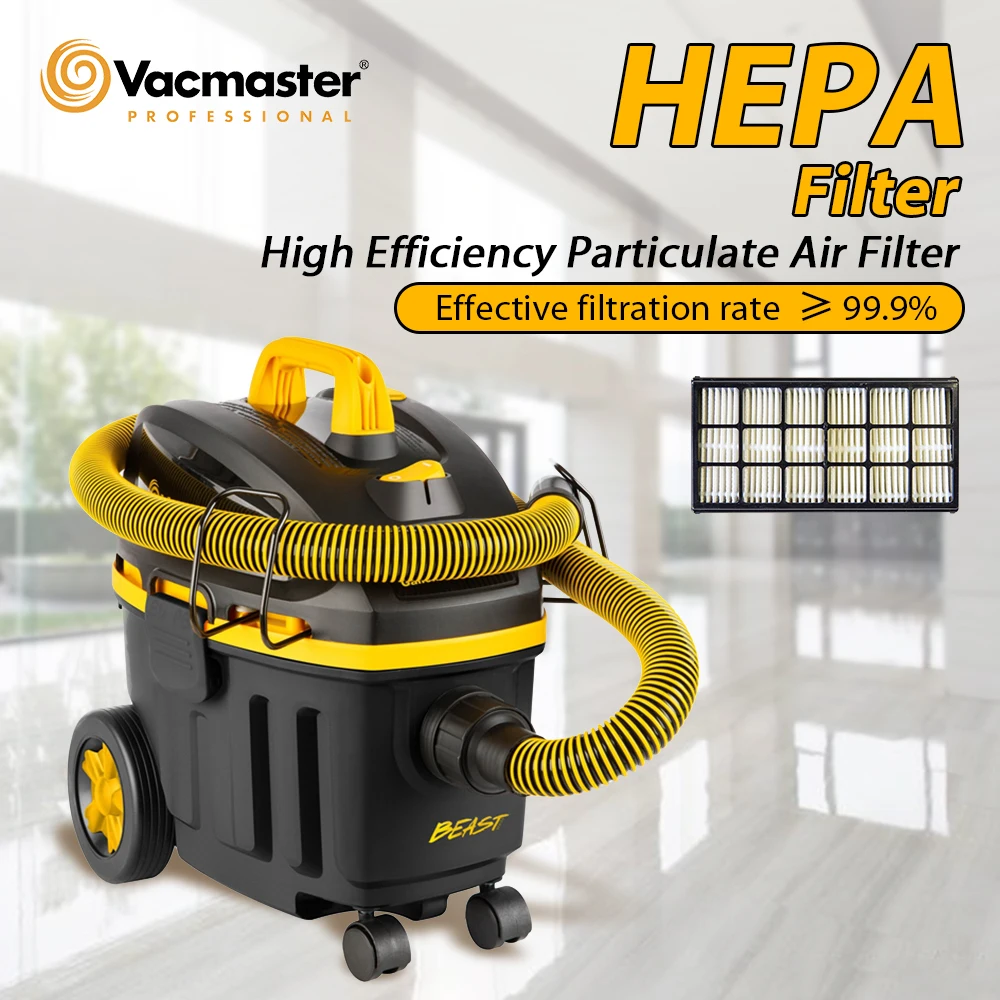 Вакуумный Пылесос Vacmaster 1500 Вт 15л промышленный пылесос влажный сухой пылесборник