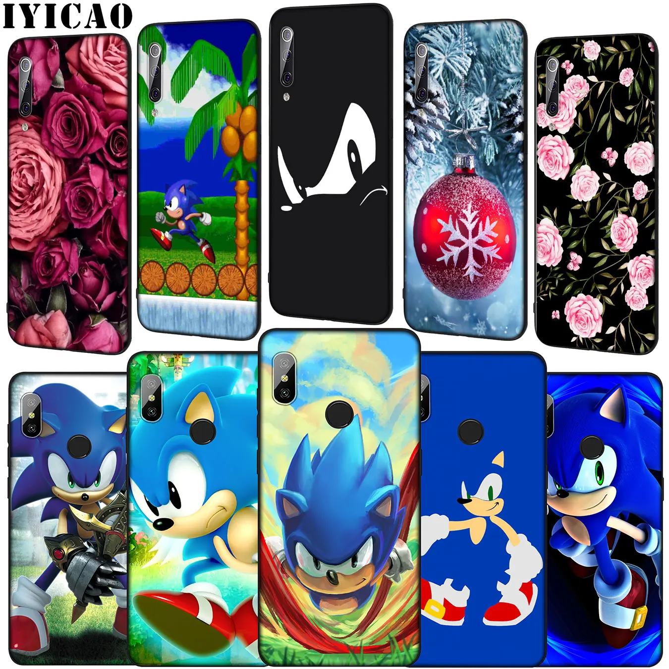 Sonic the Hedgehog Soft Phone Case for Xiaomi Mi 10 9 9T A3 Pro CC9 CC9E 8 SE A2 Lite A1 6 pocophone f1 Mi10 |
