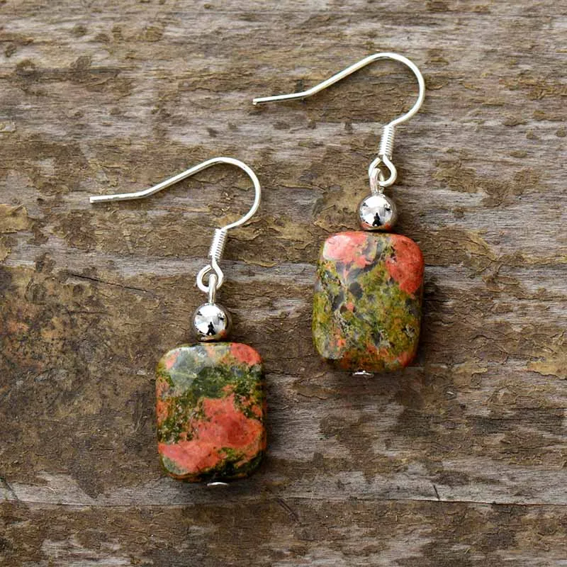 Женские серьги модные ювелирные изделия подвески из натуральных камней
