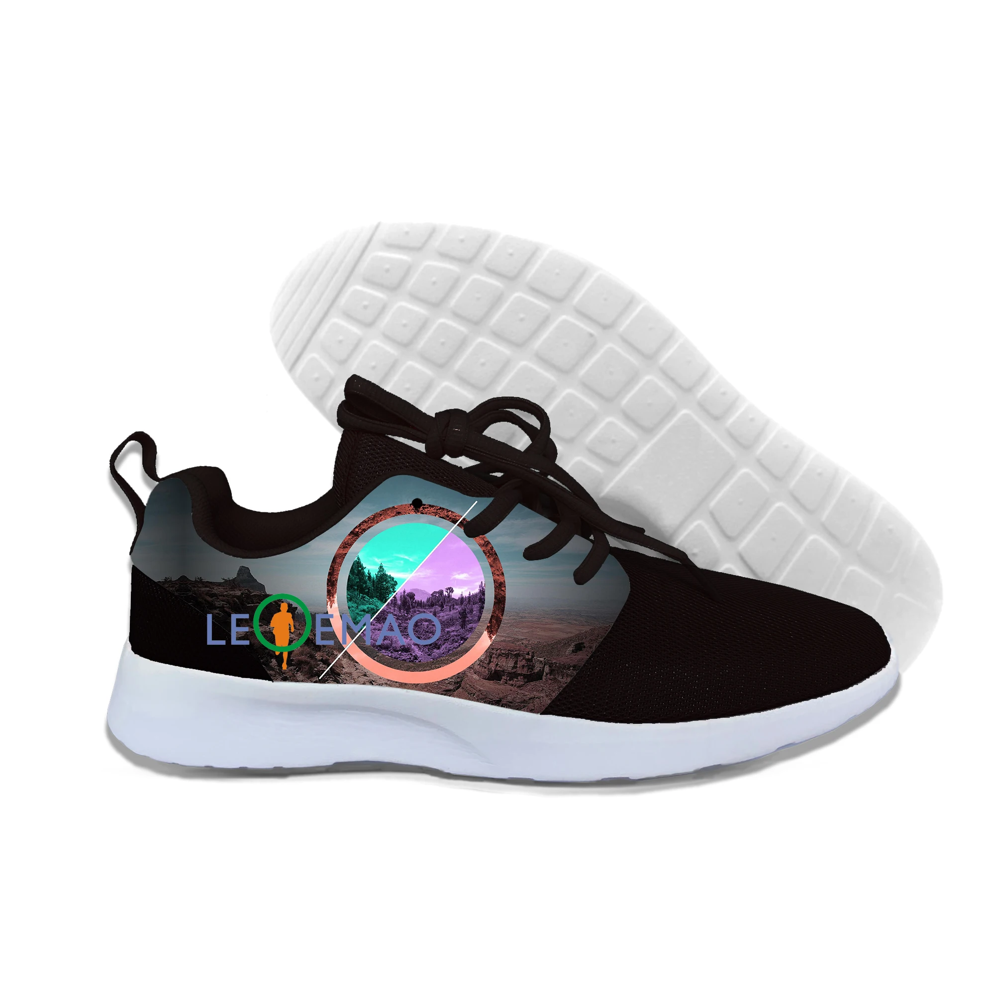 

Free Running for Men All Over Print 3D Funny Polyscape Graphic Jogging Walking Sports Athietic Breathable Sneakers