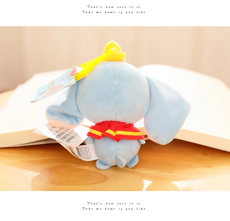 Оригинальная кукла Диснея Dumbo кулон мягкие животные плюшевые игрушки Винни Пух