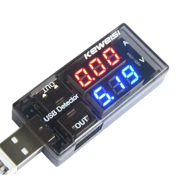 

USB Charger Doctor tester dc digital voltmeter Mobile Battery charger indicator OLED Current Meter Voltage Charger Capacity Test