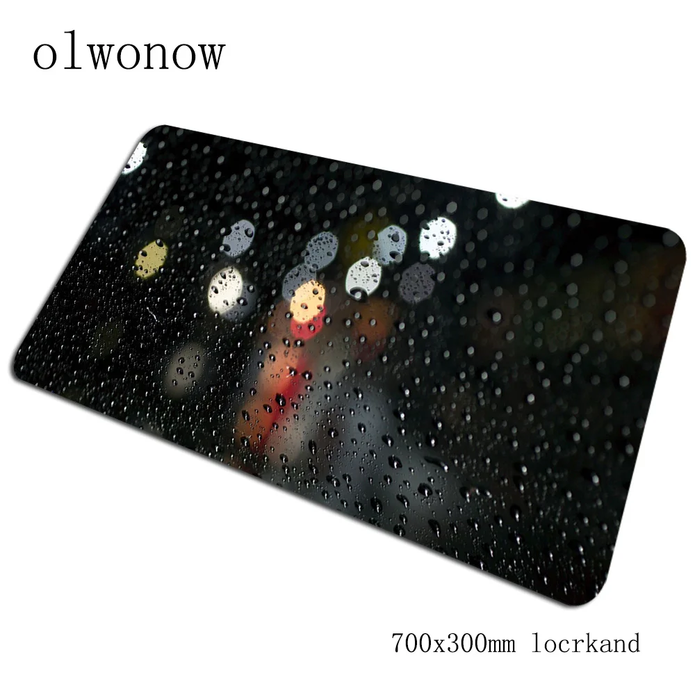 Size 700x300x2mm Дождливый коврики для мыши 70x30 см Киберспорт коврик для мышь Notbook компьютер locrkand игровой коврик для игровой мыши Клавиатура коврик для мыши - Цвет: Size 700x300x2mm