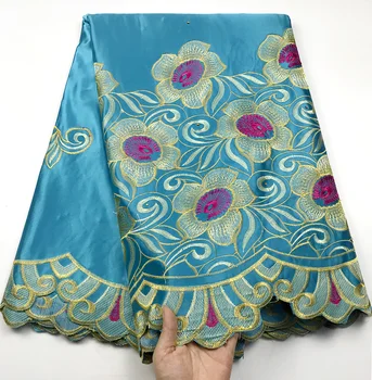 

2019 african nigeria georges for wedding Good Quality Indian George Lace Fabric With stones