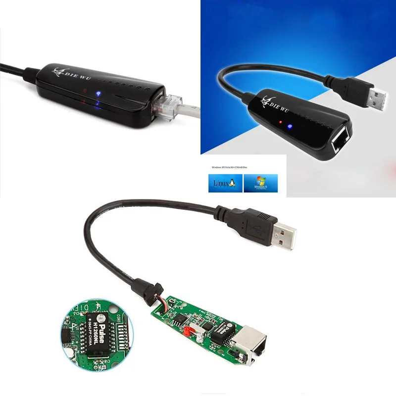 USB Ethernet адаптер Usb 2,0 Сетевая карта USB для Ethernet RJ45 Lan гигабитный Интернет для Windows 7/8/10/XP USB Ethernet