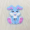1pcs Cartoon Rabbit Baby Teeether Animal Beads DIY Rodent Silicone Teething Toy Nursing Gift Accessories 4