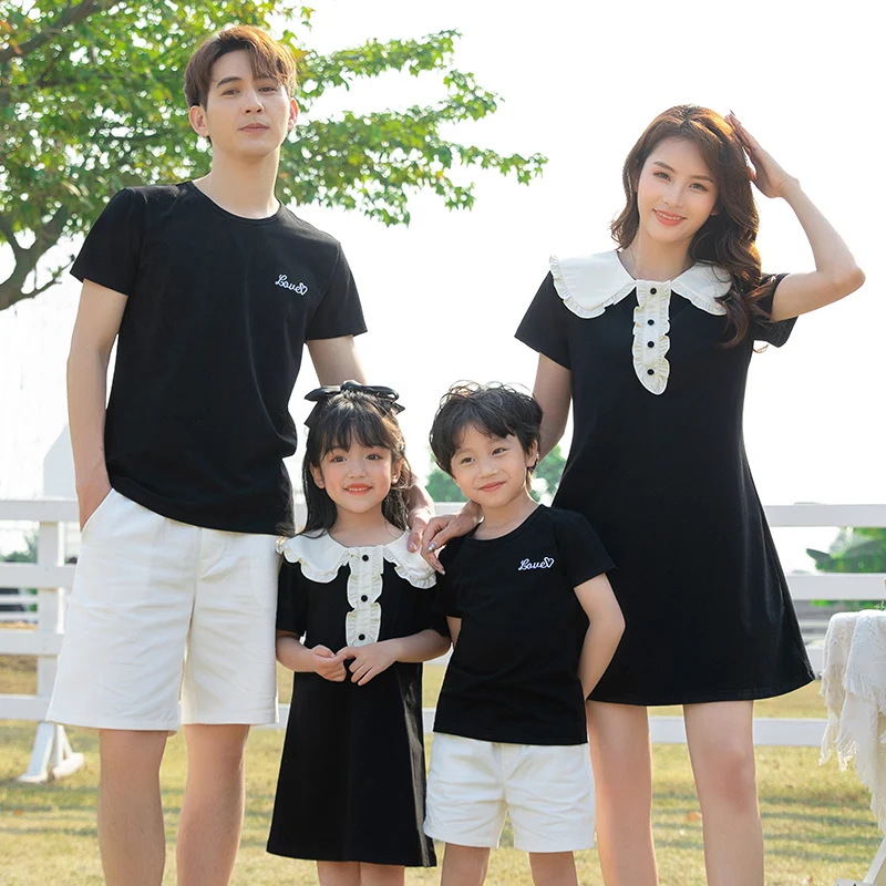 Mother Daughter Dress Black Family 