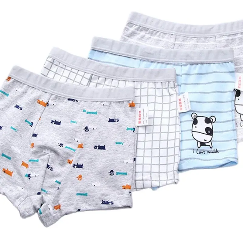2pc/Lot Boys Panties Cotton Boxer Shorts Young Briefs Kids Baby Girl Clothes