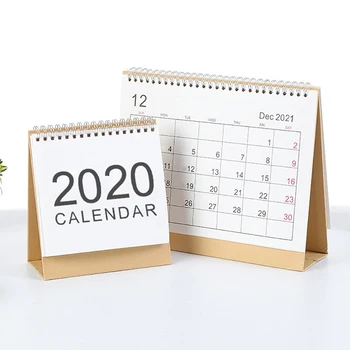 

Desk Calendar Sep. 2020 - Dec. 2021 Desktop Monthly Calendar Notebook Daily Schedule Table Planner School Home Office Supplies