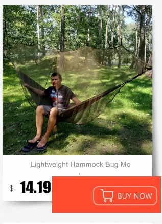 Camping Parachute Fabric Net Hammock Anti-Mosquito Hanging Hamak For Outdoor Patio Sleeping Hamac Swing Tree Bed Beach Chair