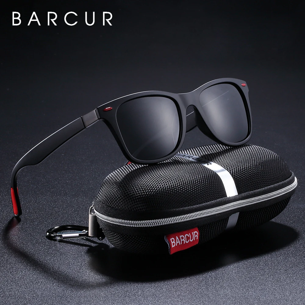 

BARCUR Men Sunglasses Polarized Luxury Brand Shades for Women Sun glasses Sport Hiking Eyewear lunette femme