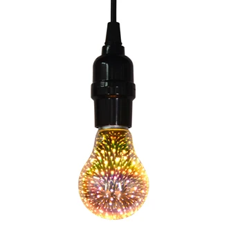 

E27 Led Bulb Star Vintage Edison Night Light Colorful Bombillas Retro Glass Lampara Ampoule Christmas Home Decor firework