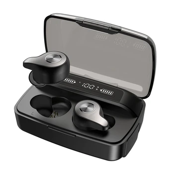 

TWS Bluetooth Headset HiFi Sound Quality IPX6 Waterproof Bluetooth V5.0 LED Display