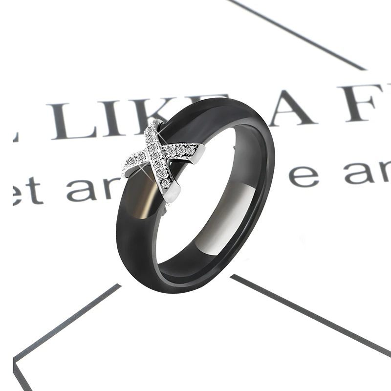 black ceramic ring