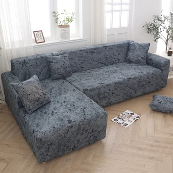

Sofa Cover Elastic Couch Cover Sofa Cover for Living Room Please Order 2Pieces if is L-shaped Corner Chaise Longue Sofa