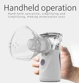 

Portable Ultrasonic Atomizer Mini Handheld Inhaler Facial Humidifier Noiseless Inhaler Machine