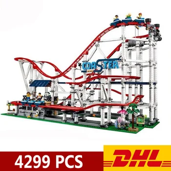 

15039 18003 10261 4299Pcs Oversized Roller Coaster Assembly Toy City Street View Building Blocks Children's Birthday Present