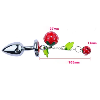 New Arrival Stainless Steel Metal Anal Plug with Bell Butt Plug Smooth Touch Gay Anal Beads Anus Dilator Anal Toys for Women 3