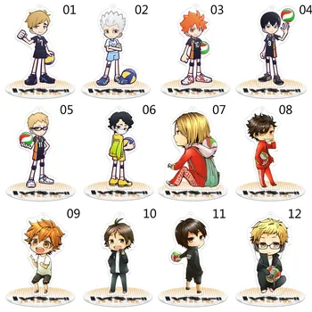 

Anime Haikyuu!! Volleyball Teen Acrylic Stand Figure Model Plate Holder Cake Topper Activity Desk Decor Ornaments 9cm