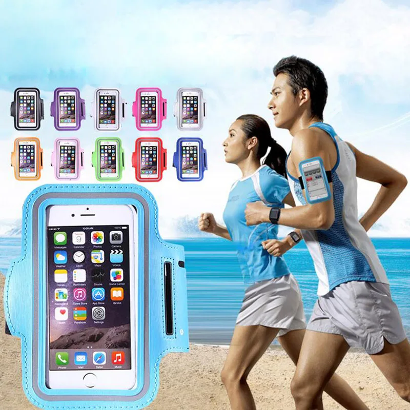 Universal Cell Phone Sports Arm Bag Case Running Fitness Strap Pouch Pocket