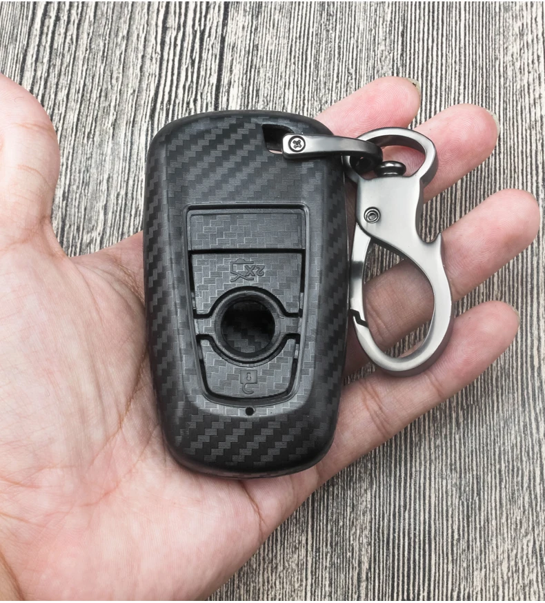 ABS карбоновый чехол для ключей автомобиля для Ford Fusion Mondeo Mustang Edge Expedition EXplorer F-150 F-250 F-350 MKC MKX