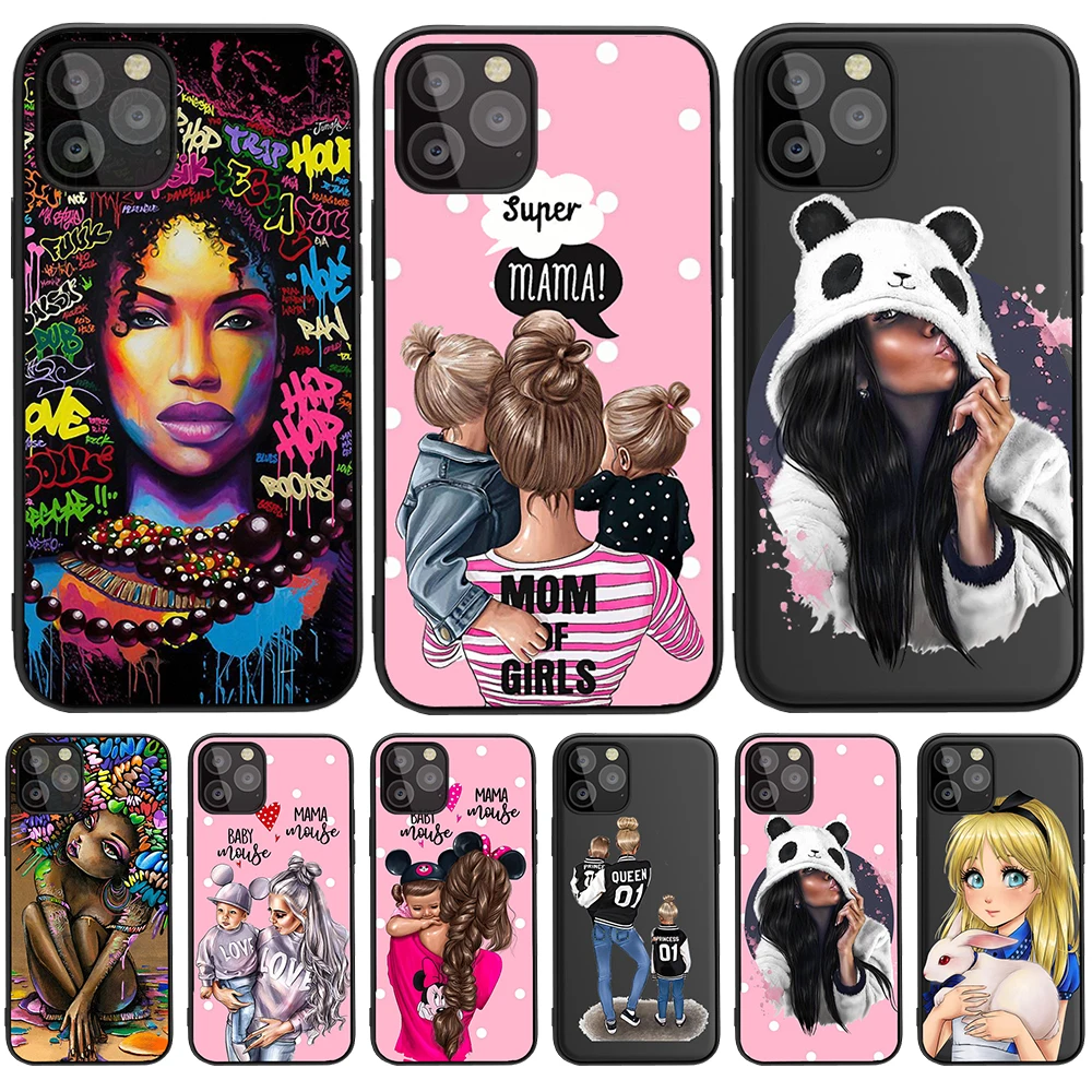 

fashuion Shockproof Bumper Transparent Silicone soft tpu Phone Case For iPhone 5 5S SE X XS MAX Cover funda coque cartoon etui