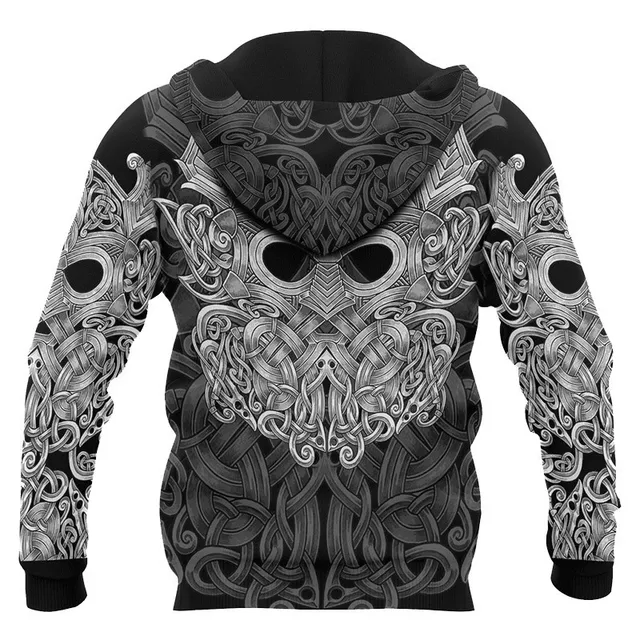 Viking Armor Tattoo 3D Printed Hoodie - Image 2